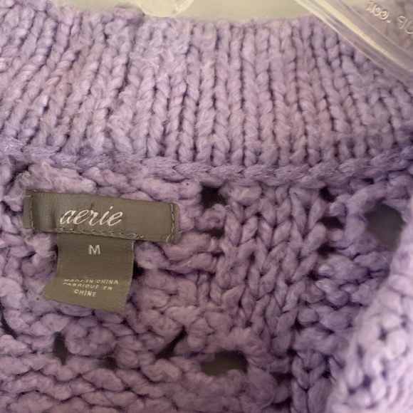 Aerie Lilac soft sweater - Picture 4 of 8